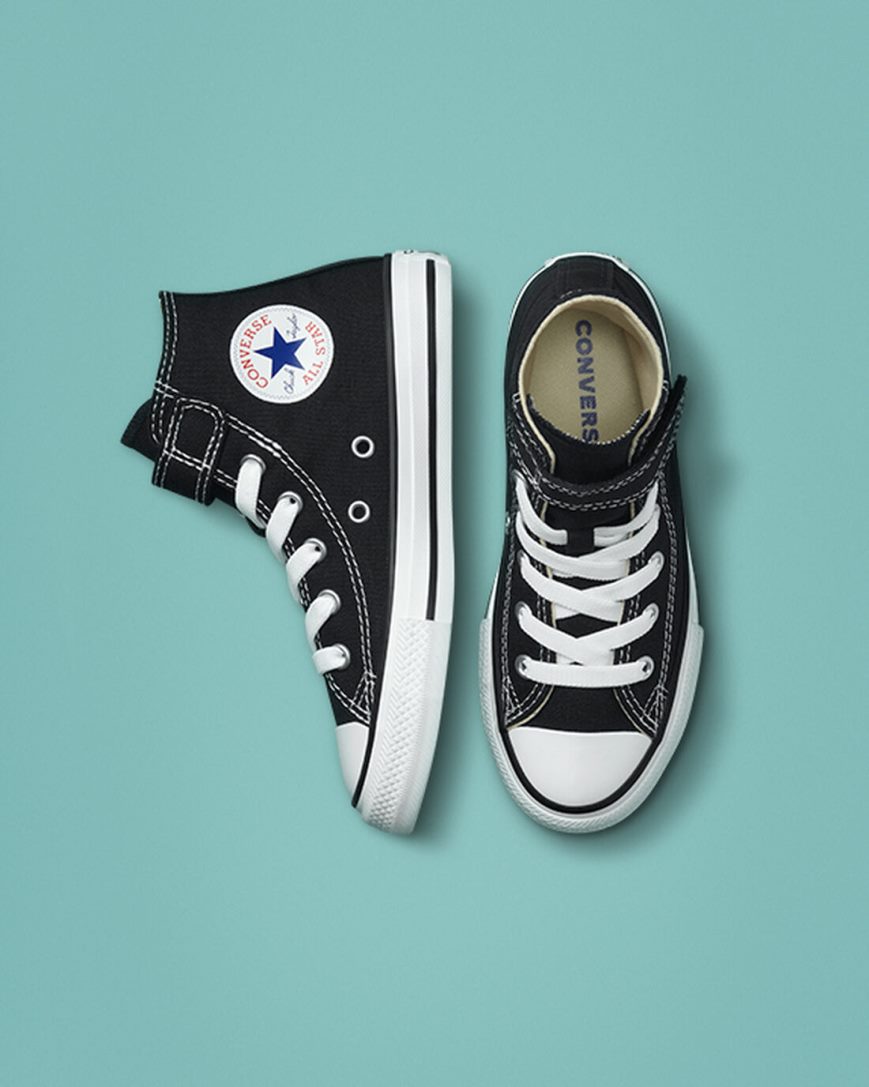 Tenisky Vysoke Converse Chuck Taylor All Star Easy-On Dievcenske Čierne Béžové Biele | SK UHBNR6